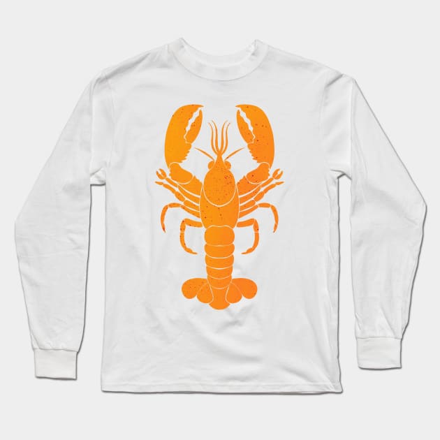 Yellow lobster Long Sleeve T-Shirt by Home Cyn Home 